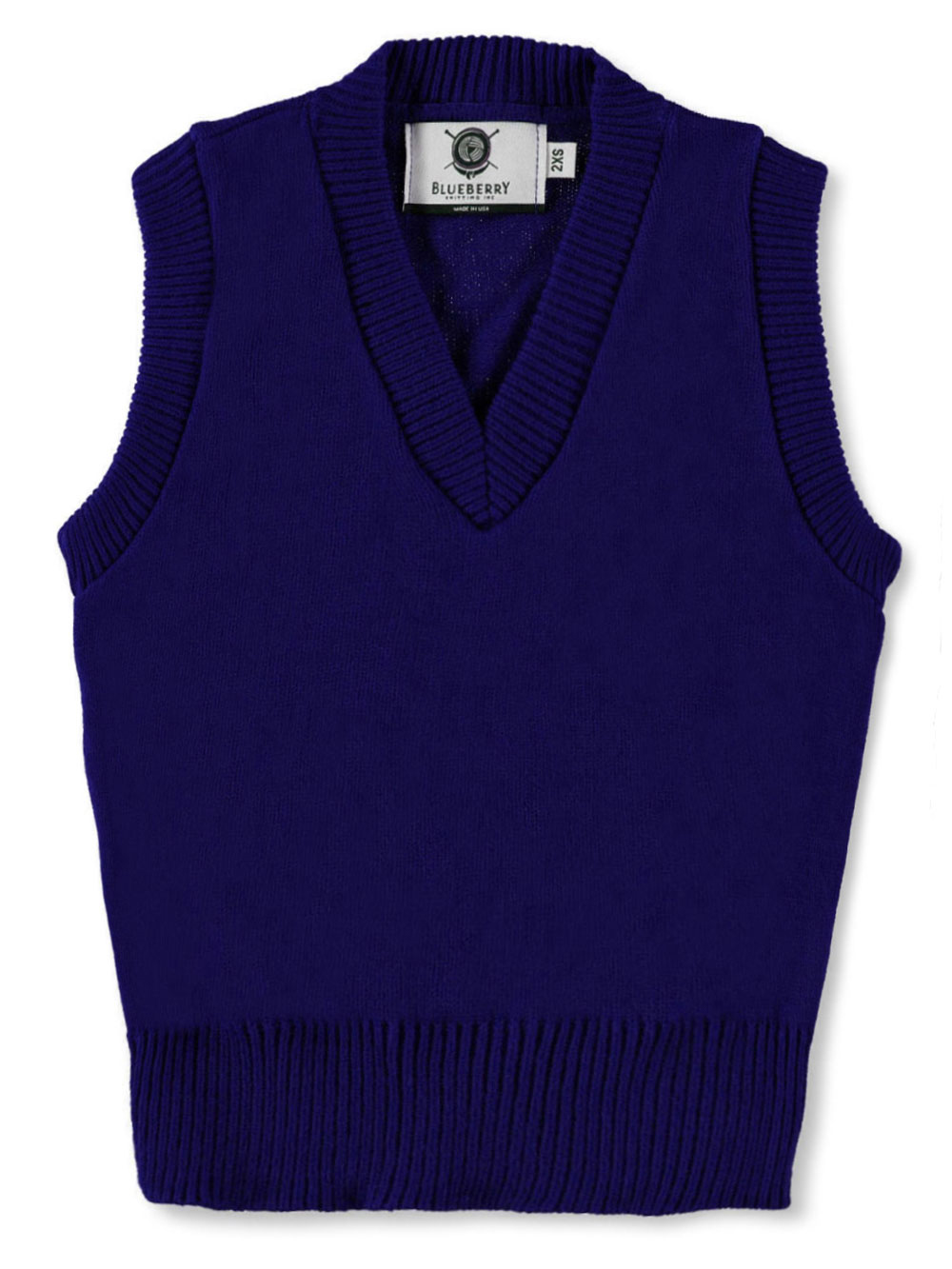 Blueberry Knitting Unisex V-Neck Sweater Vest (Sizes S - XXL) | eBay