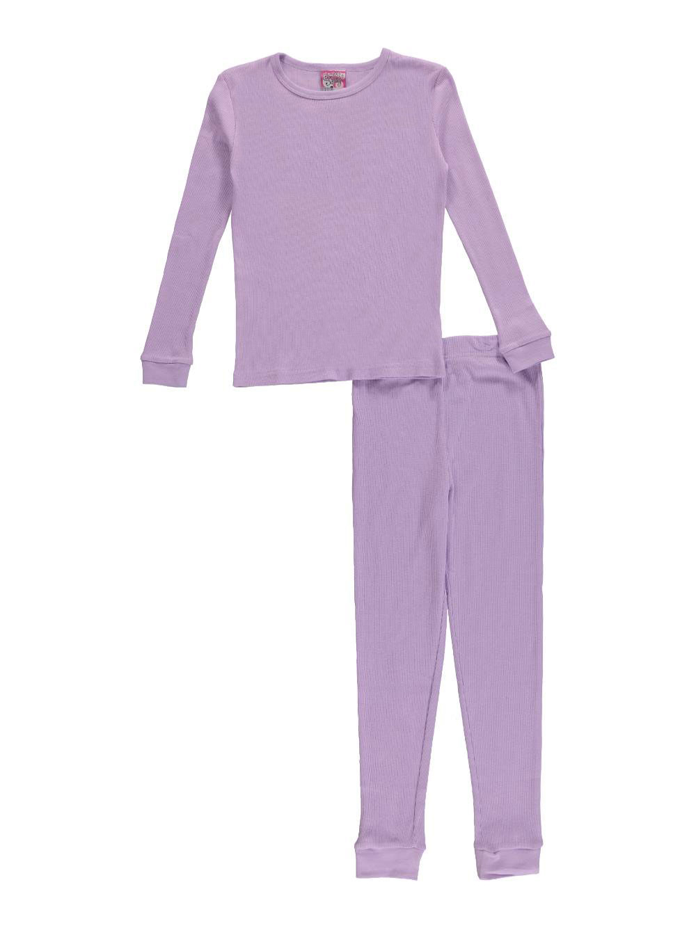 Sweet n Sassy Big Girls' 2-Piece Thermal Long Underwear Set (Sizes 7 - 16)