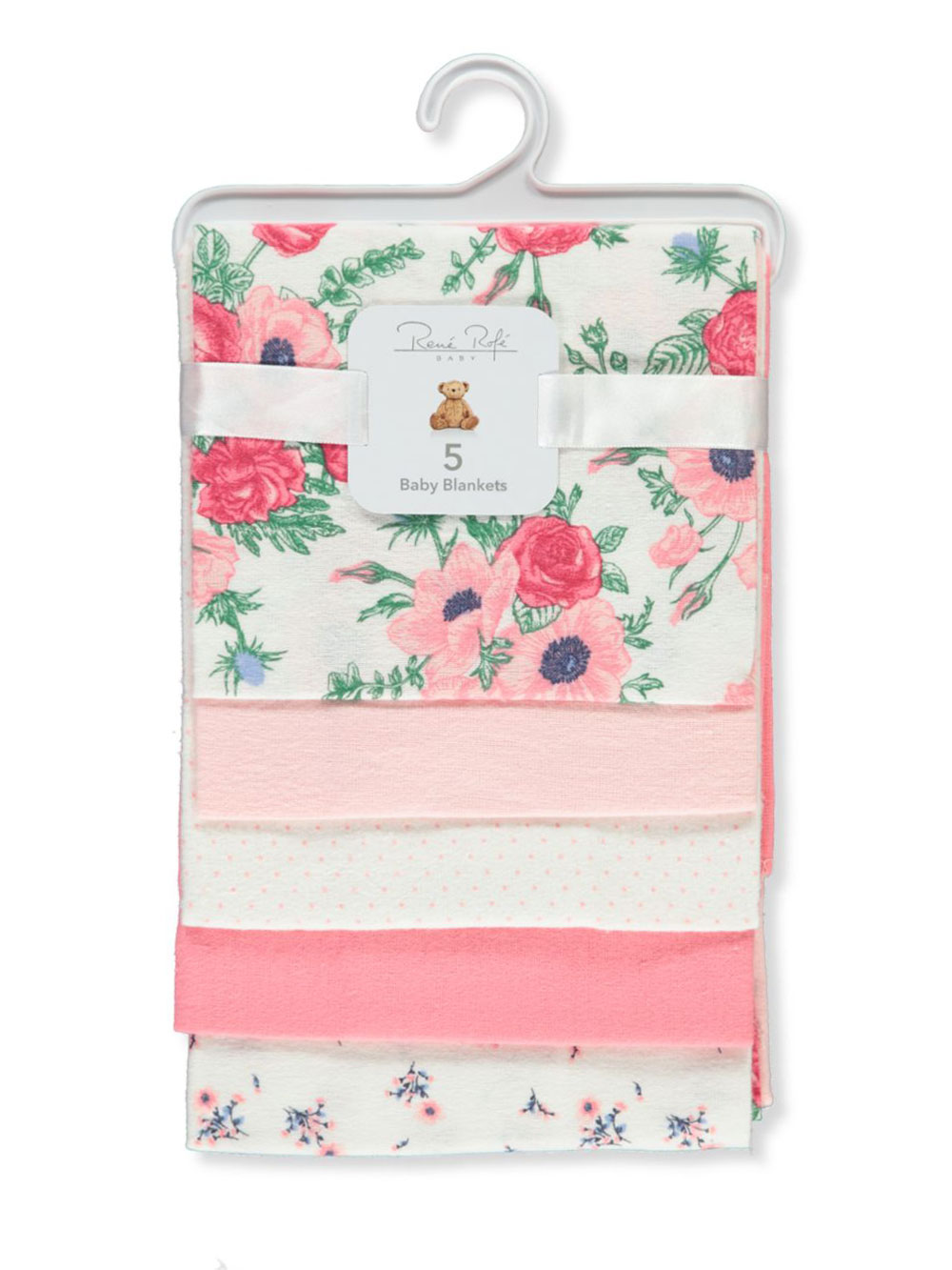 Rene Rofe Baby Girls' 5-Pack Receiving Blankets | eBay