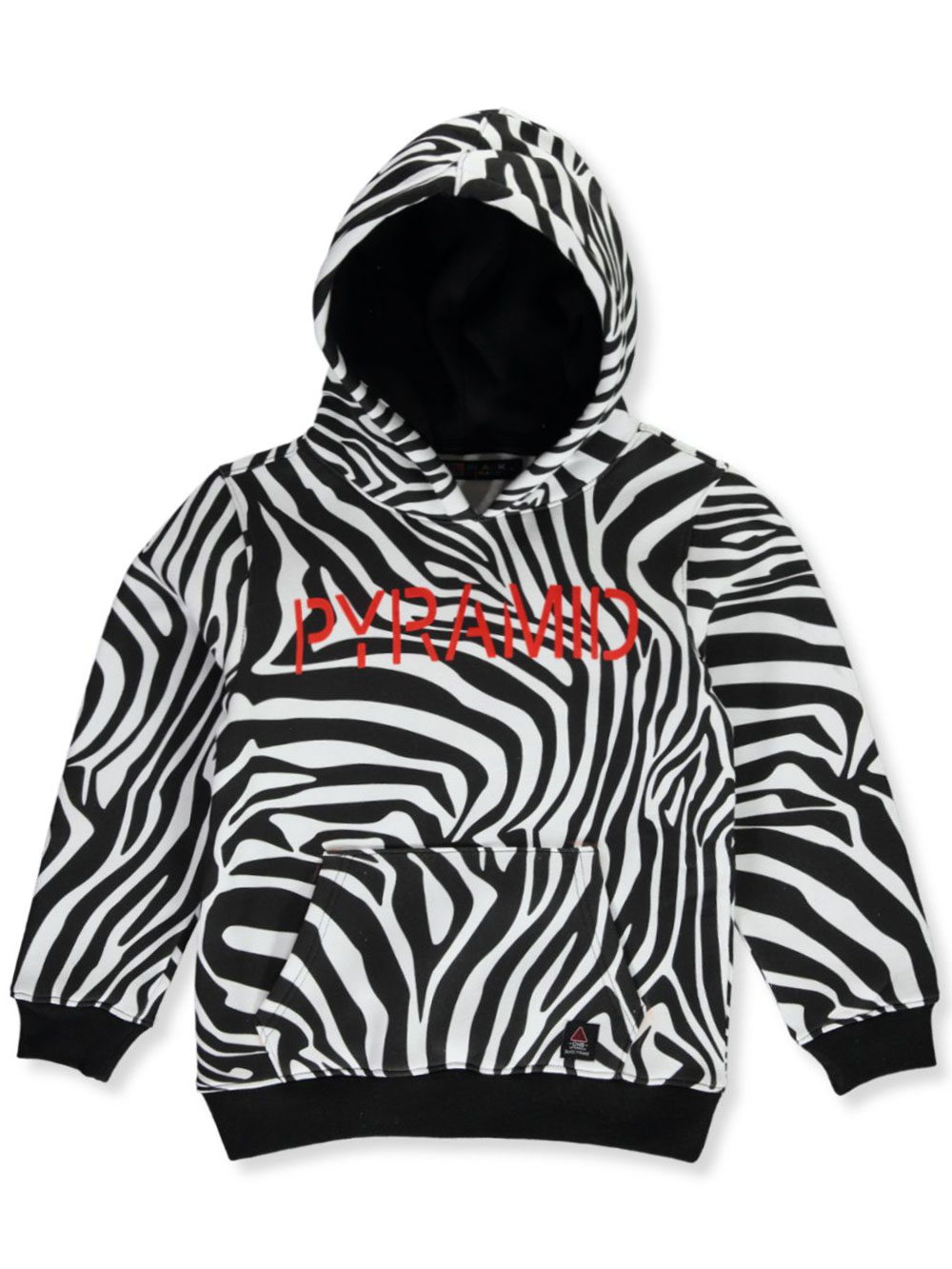 zebra print hoodie