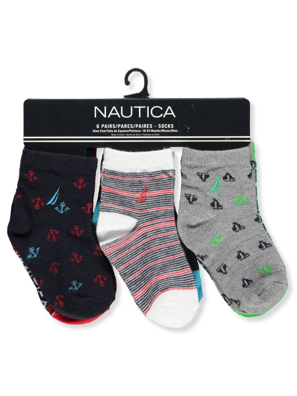 nautica baby socks