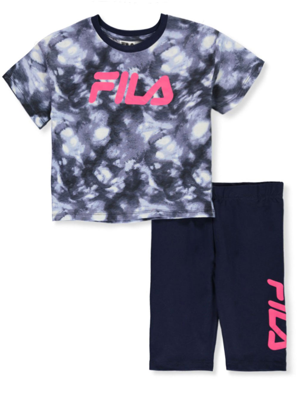 fila shorts outfit