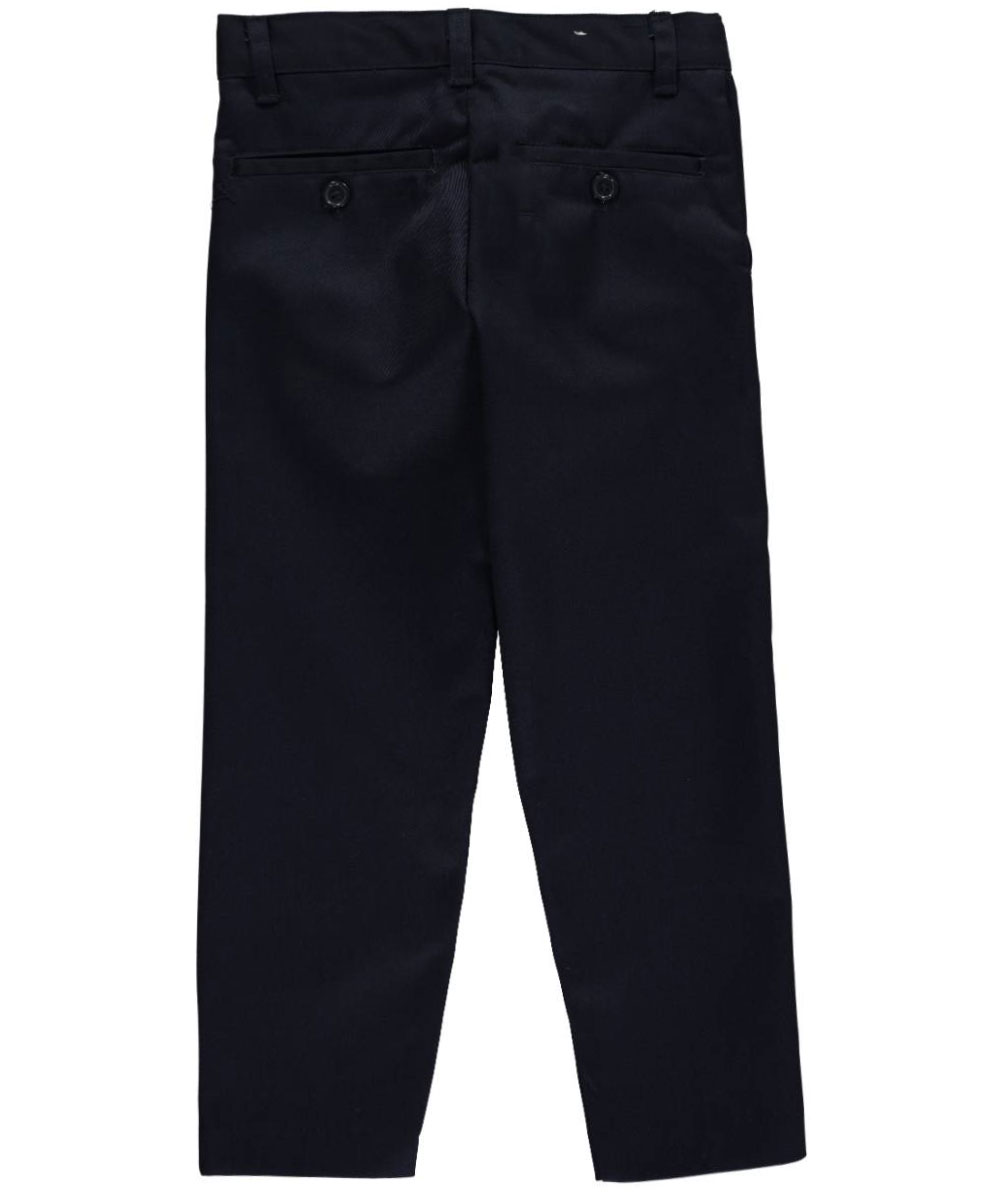 Galaxy Boys' Flat Front Slim Fit School Uniform Pants | eBay