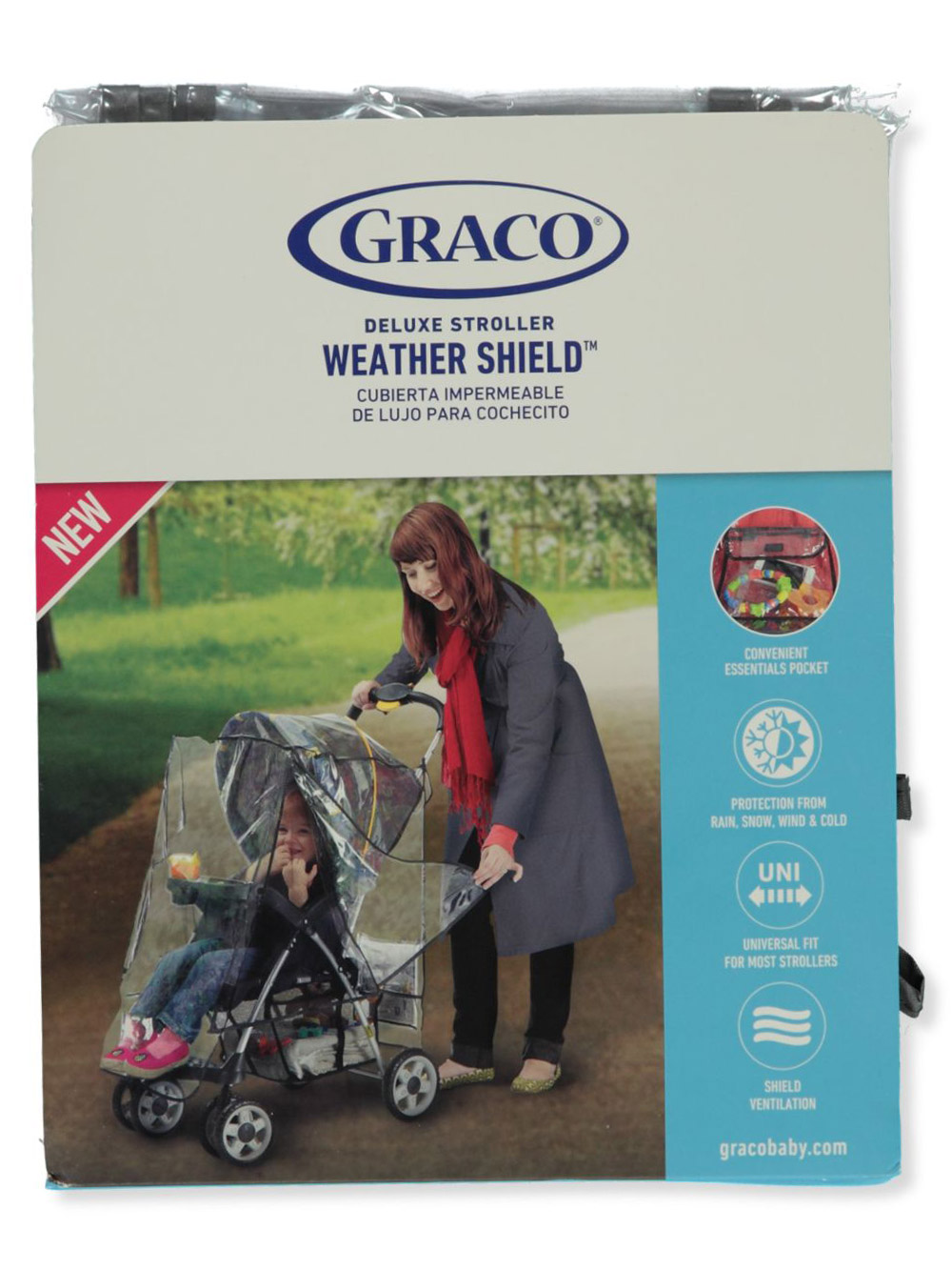 graco deluxe stroller weather shield