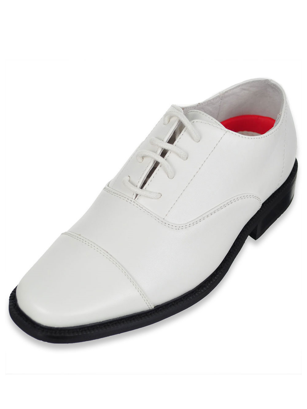 boys white dress shoe