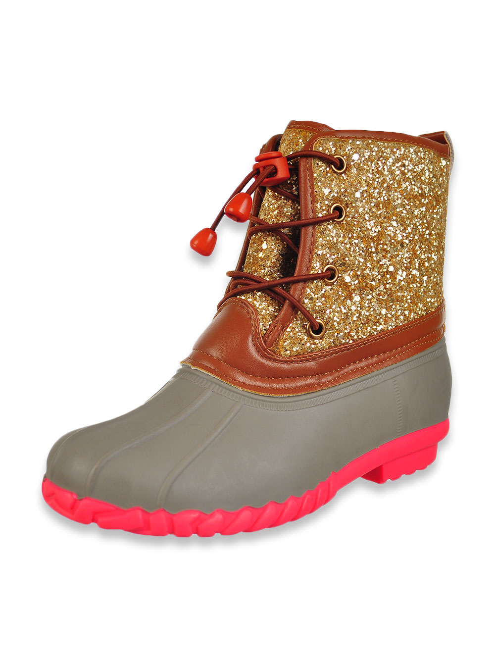 girls sequin duck boots