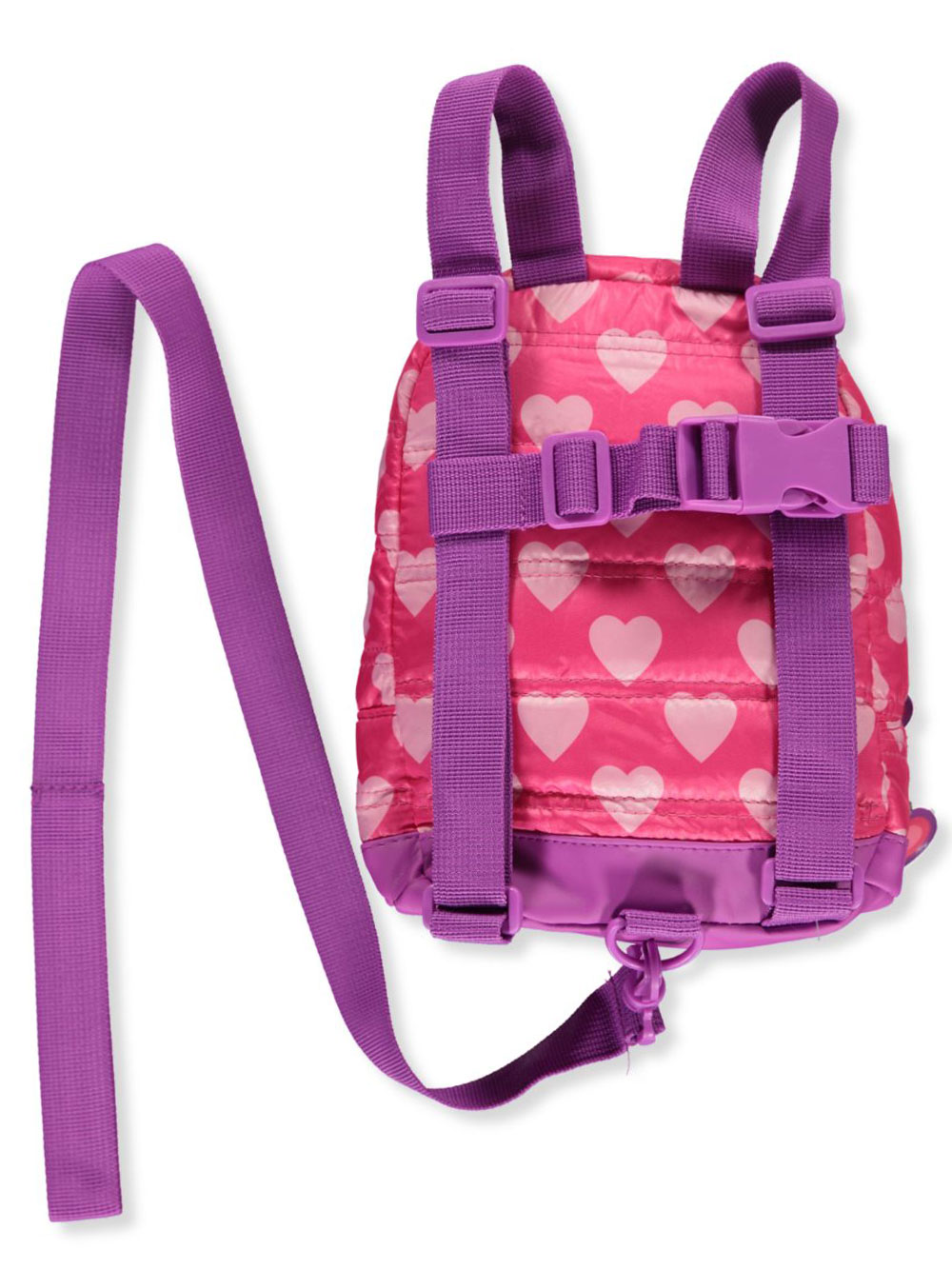 Nuby 2in1 Quilted Walking Baby Safety Harness Backpack Kids Pink Bag