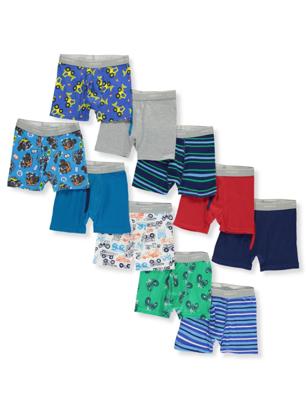 hanes 10 pack boxer briefs