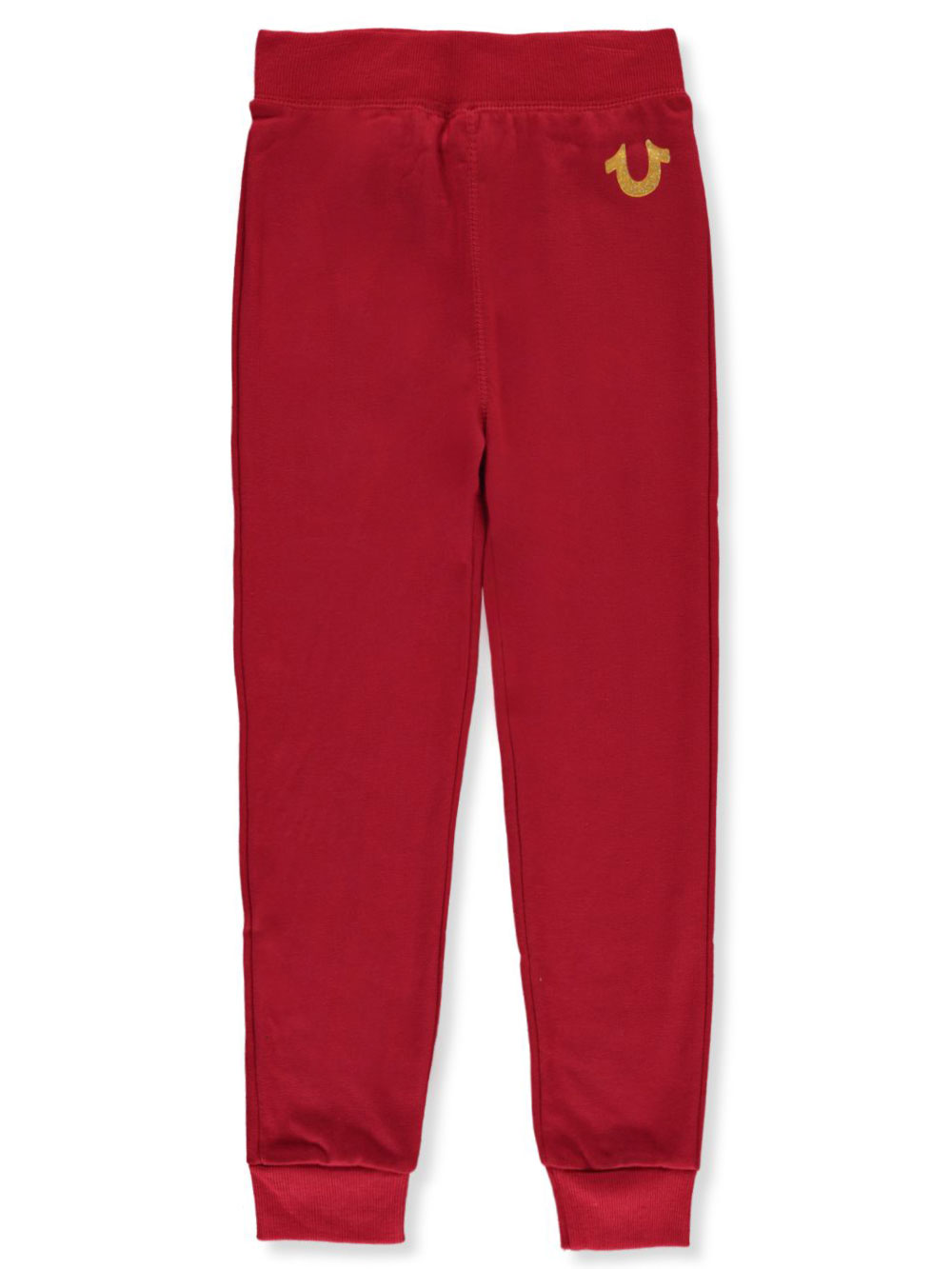 red true religion joggers