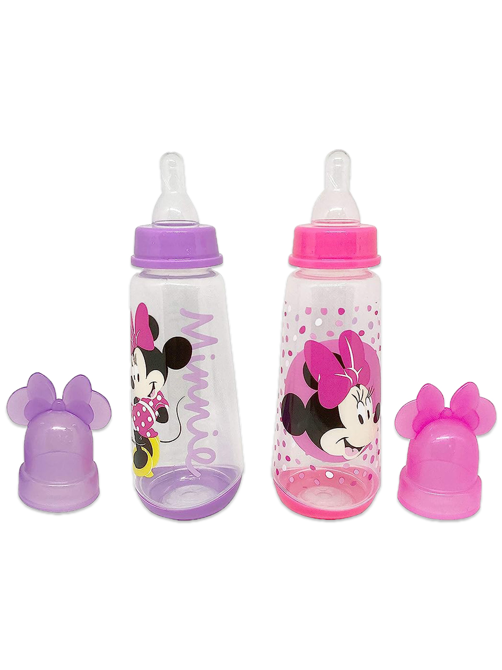 Disney Minnie Mouse Baby Girls' 6-Pack Spoon Set - Pink/Multi, One Size 